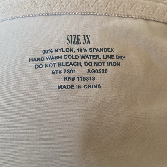 Shapermint Tummy Control High Rise Underwear Nude 3X NWT Lace Smooth - Picture 6 of 6